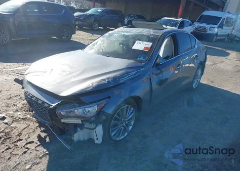 2018 Infiniti Q50 3.0T Luxe из США, поврежденный, VIN JN1EV7AR9JM438610